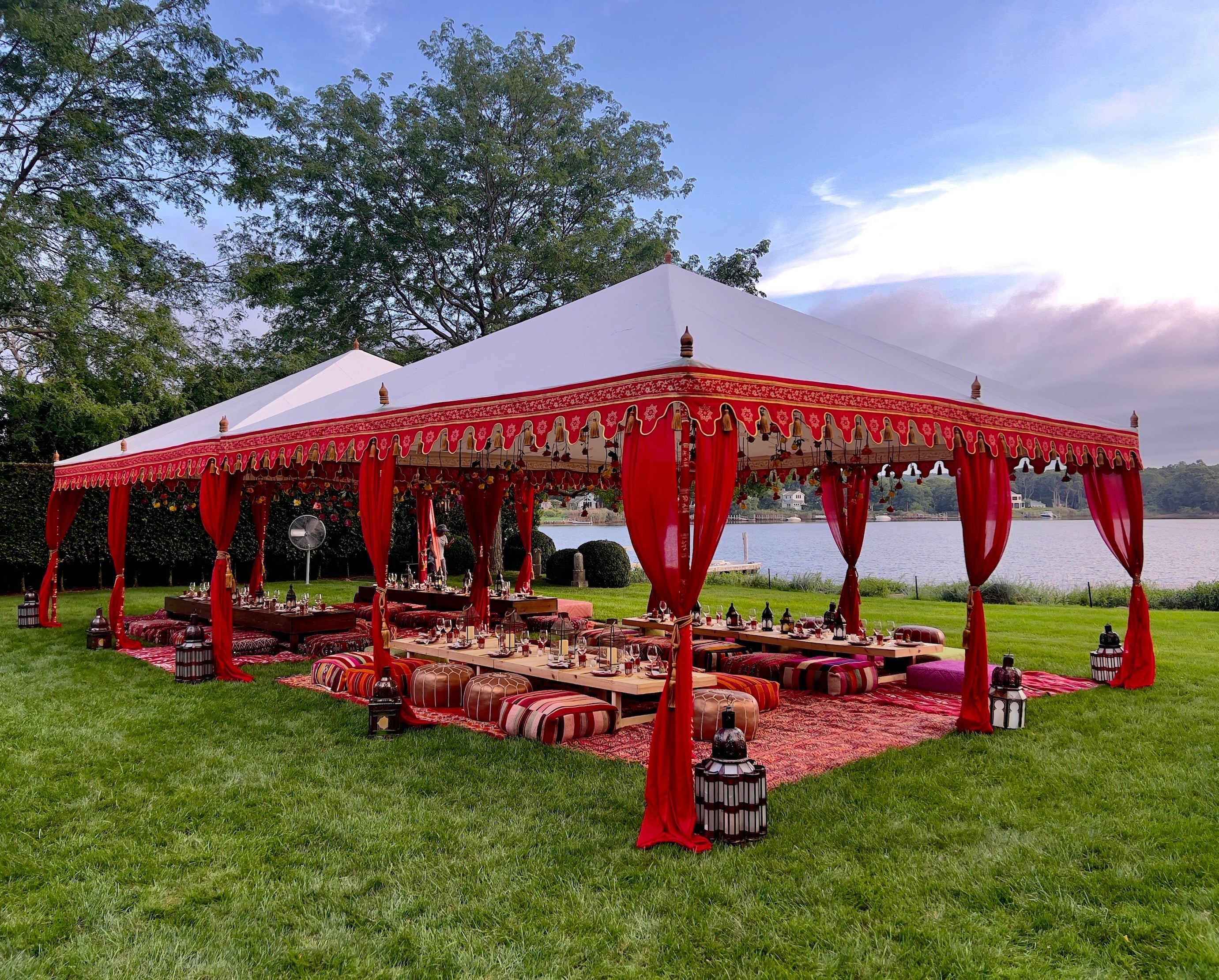 A Magical Moroccan Party Rental for a 50th Birthday in Sag Harbor