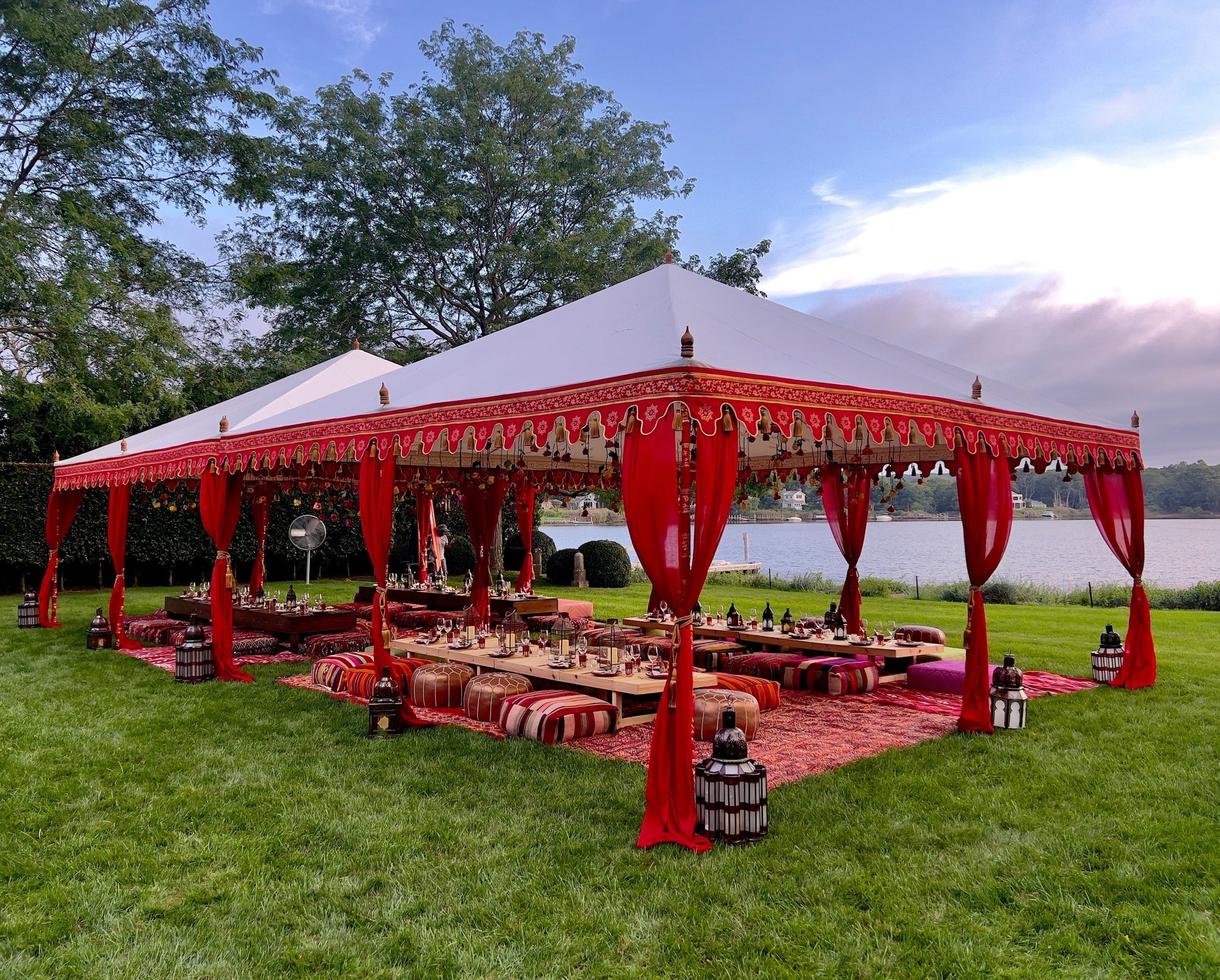 A Magical Moroccan Party Rental for a 50th Birthday in Sag Harbor