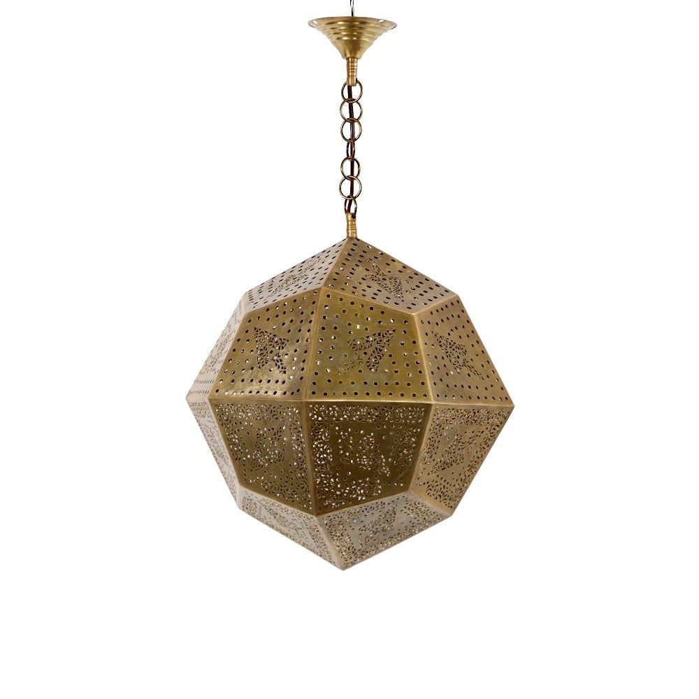 Moroccan Hexagon Hanging Pendant Lamp