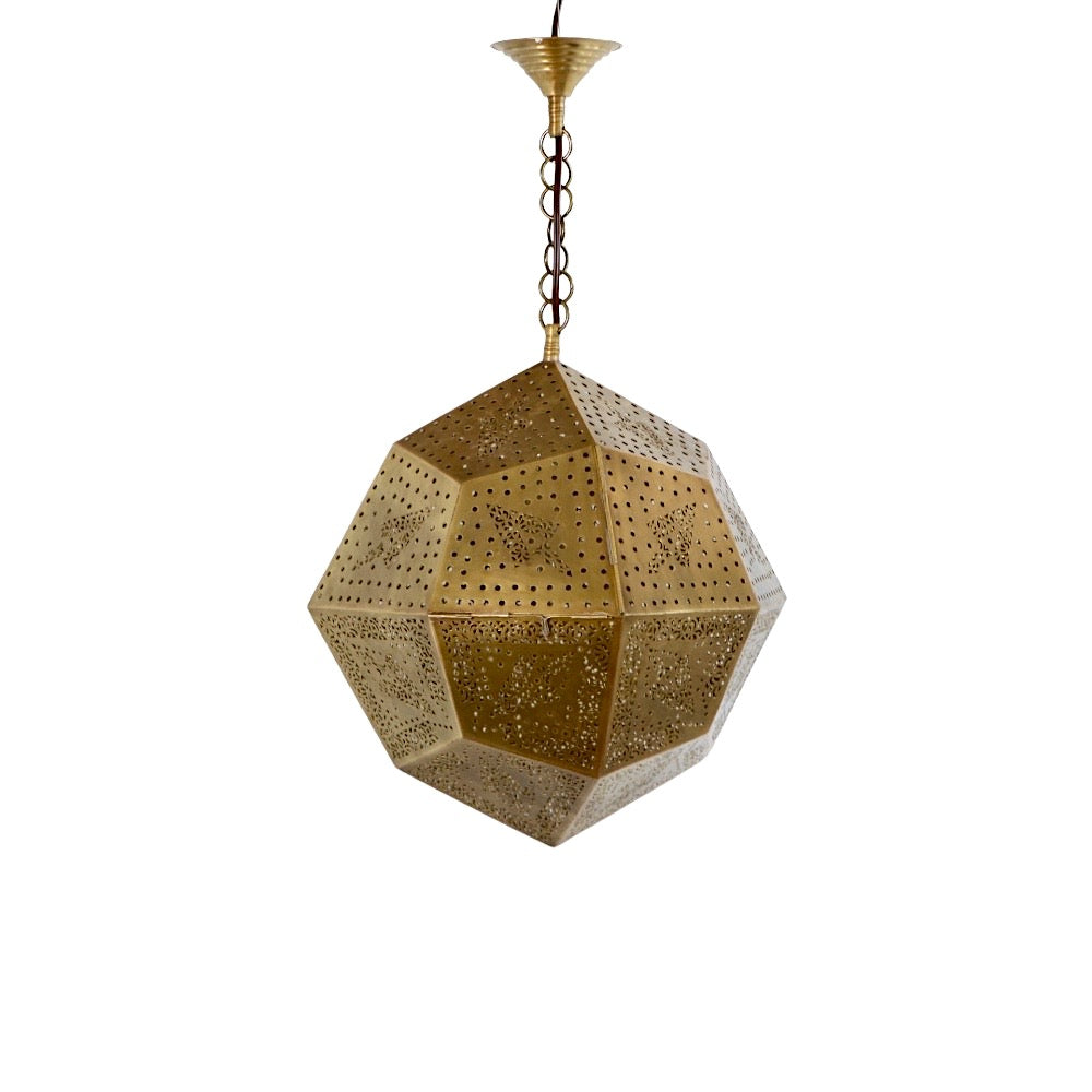Moroccan Hexagon Hanging Pendant Lamp