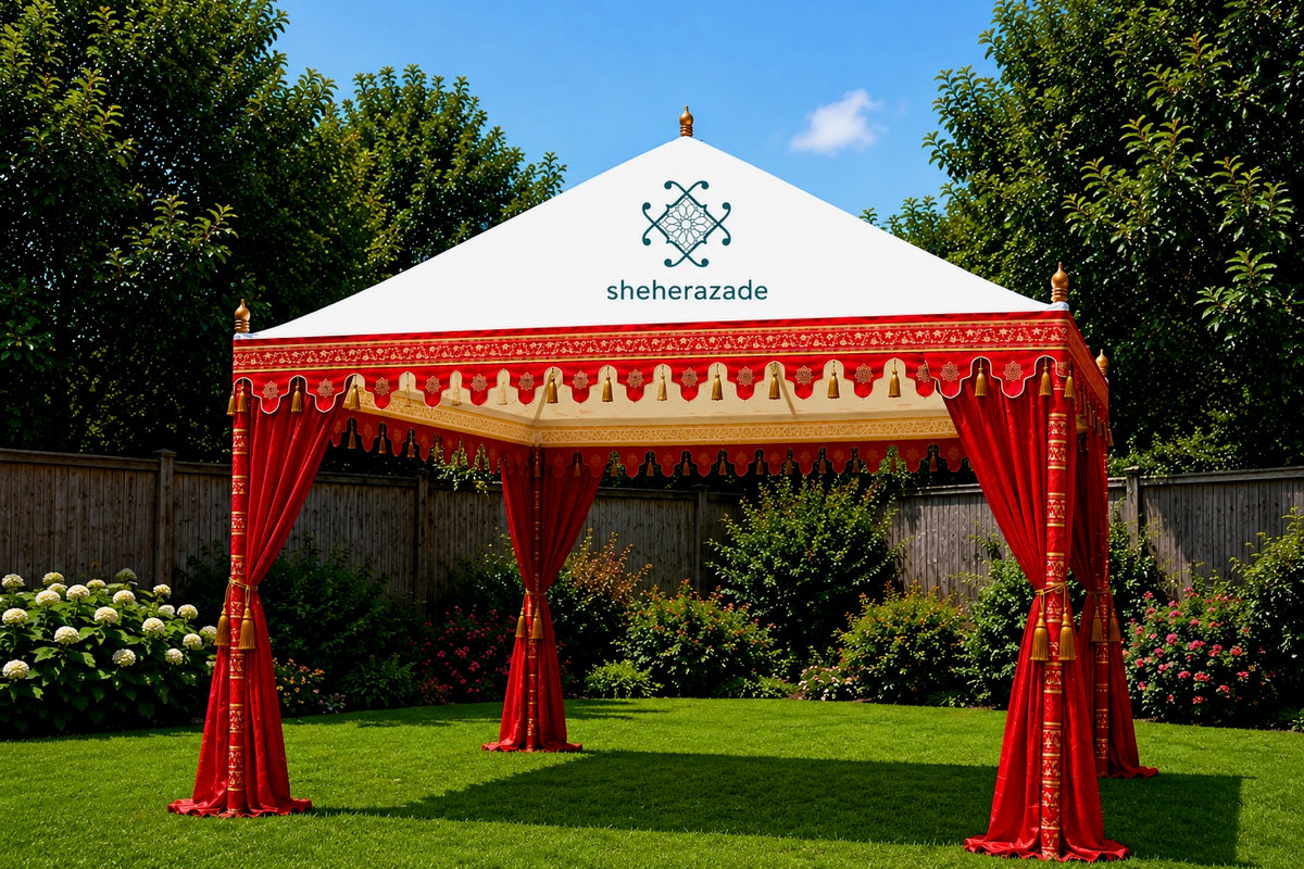 Royal Red Moroccan Tent Rental