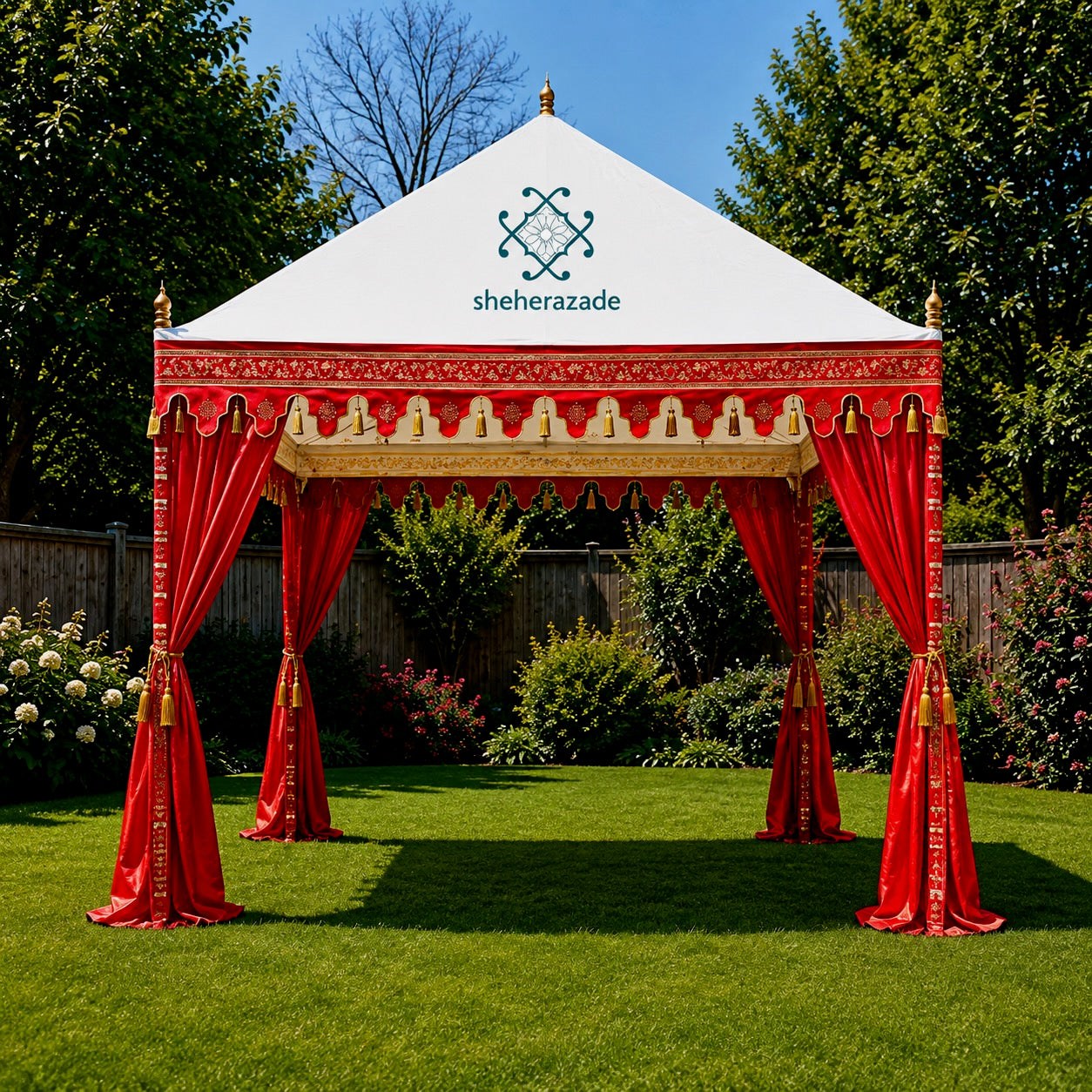 Royal Red Moroccan Tent Rentals