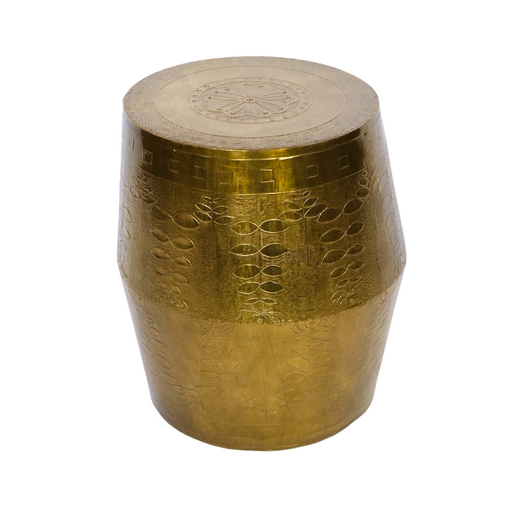 Dounia Silver Drum Table