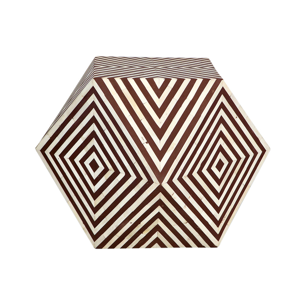 Diamond Coffee Table- Brown