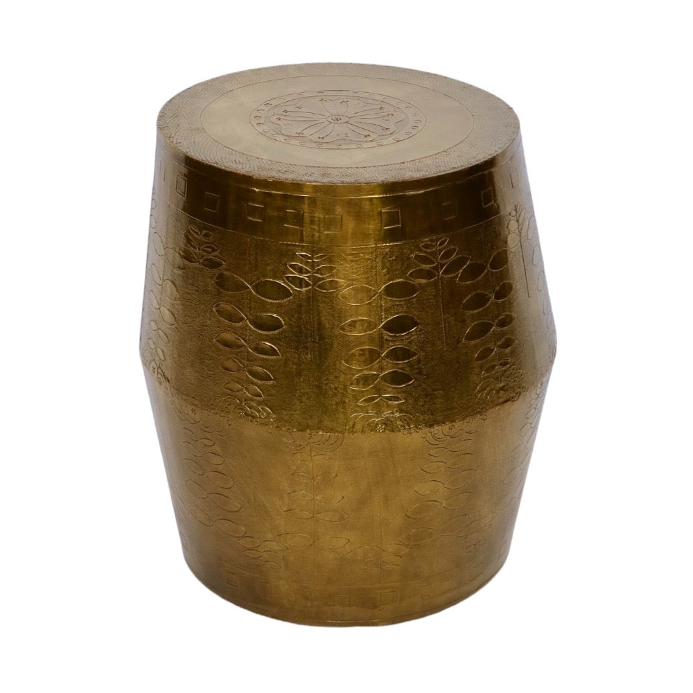Dounia Silver Drum Table