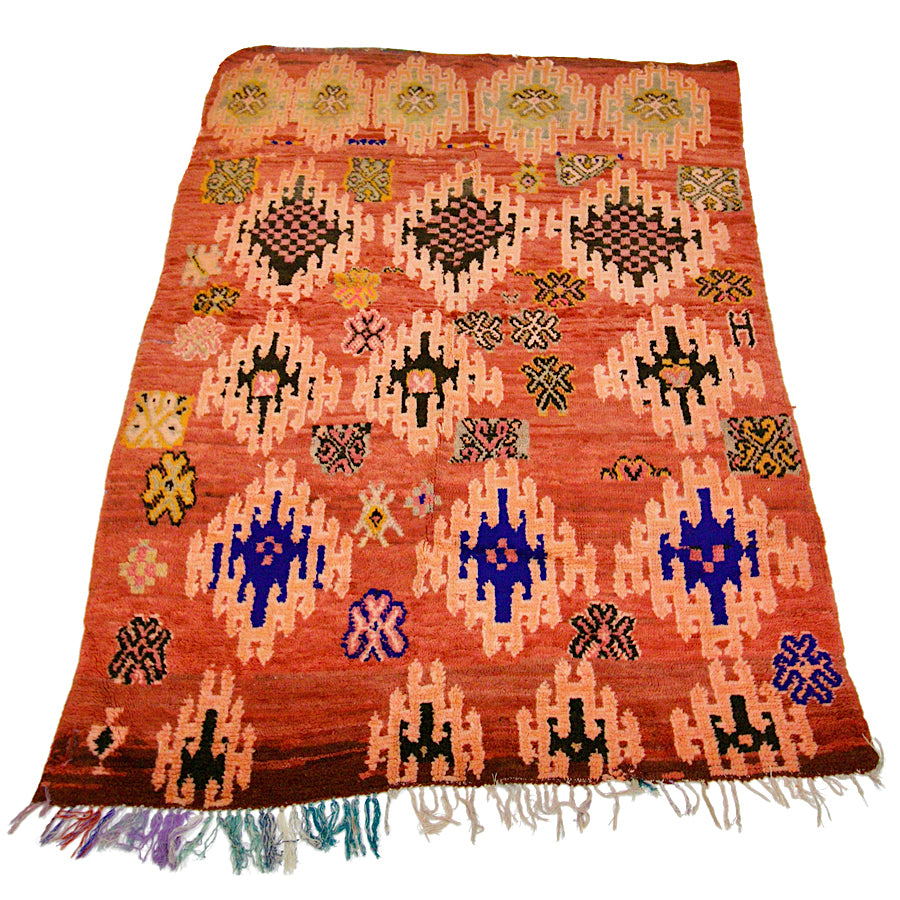 Vintage Moroccan Boujad Rug
