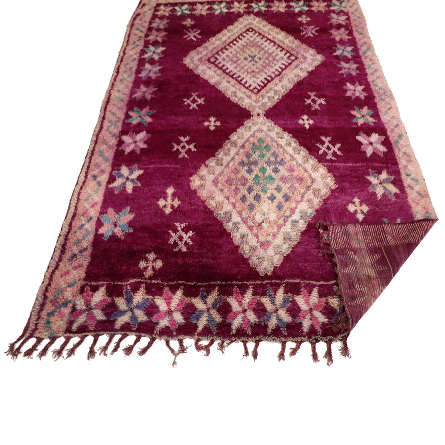 Vintage Moroccan Boujad Rug