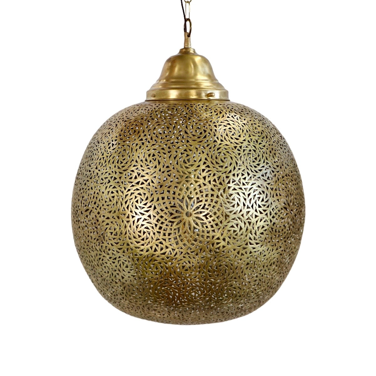 Moroccan Brass Pendant Lamp