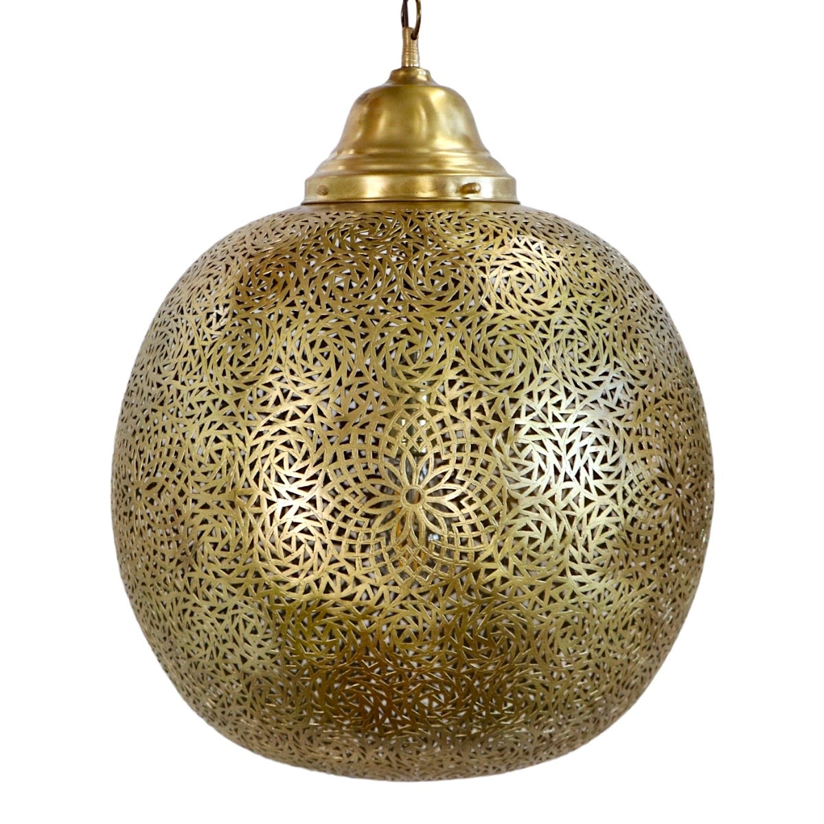 Moroccan Brass Pendant Lamp