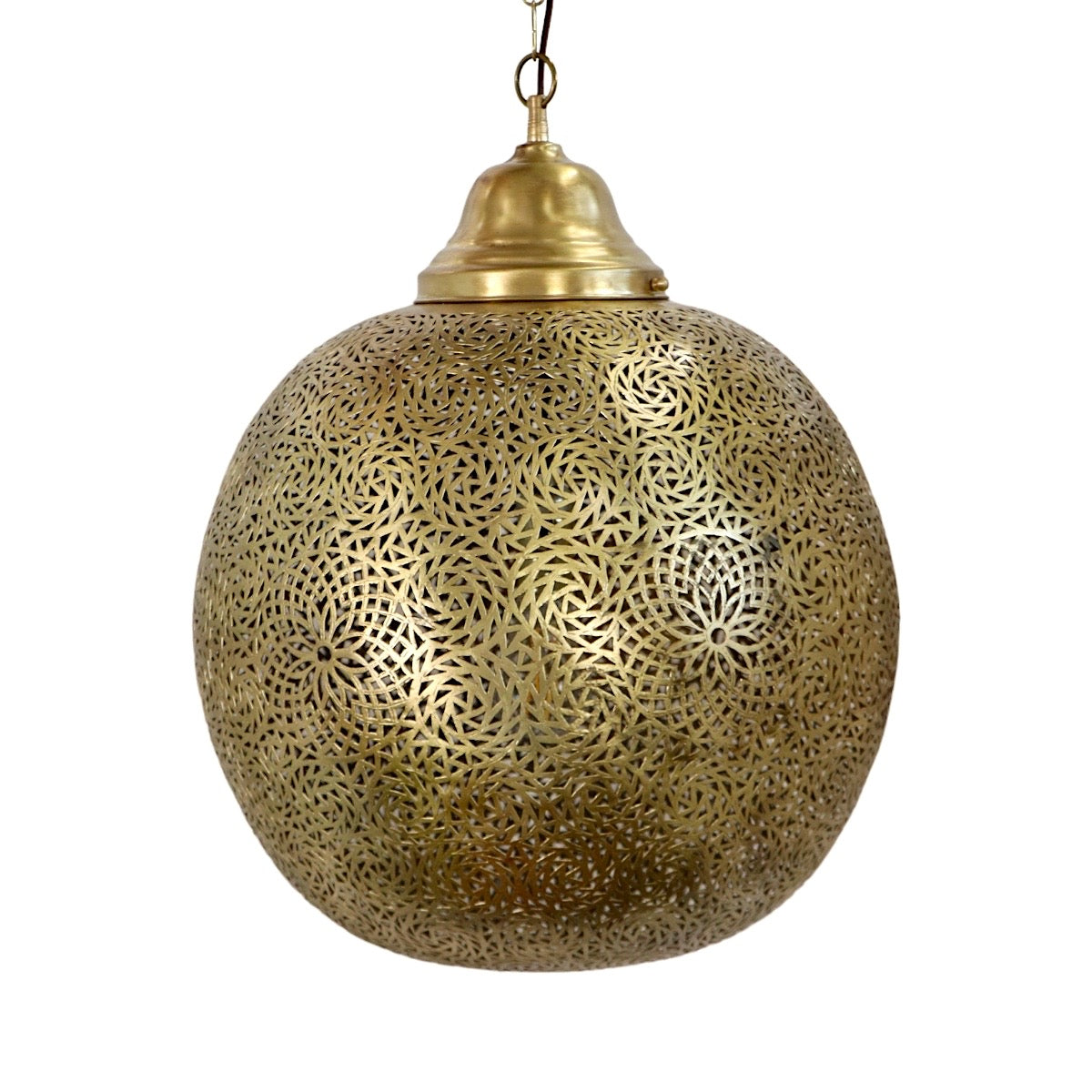Moroccan Brass Pendant Lamp