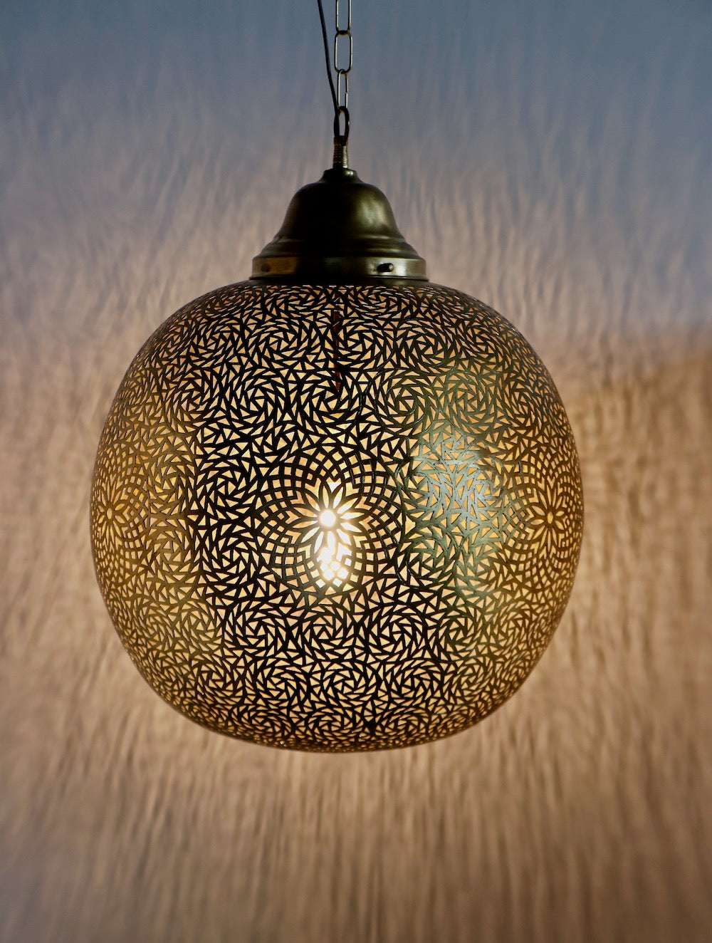 Moroccan Brass Pendant Lamp