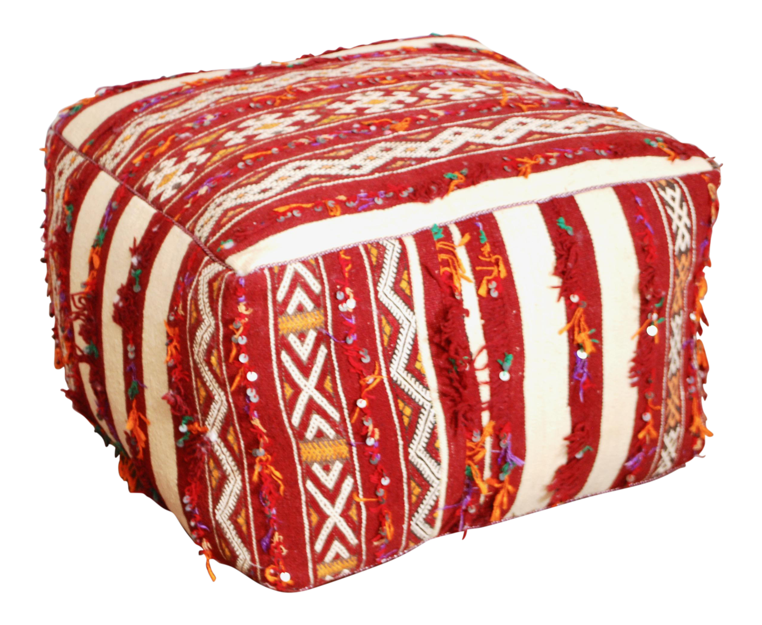 Moroccan Berber Kilim Pouf