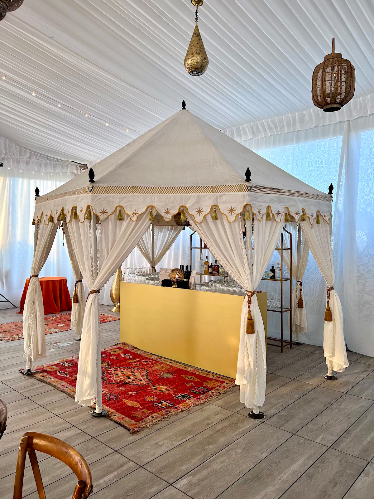 Elegant Pergola Tent Rental for Weddings and Events