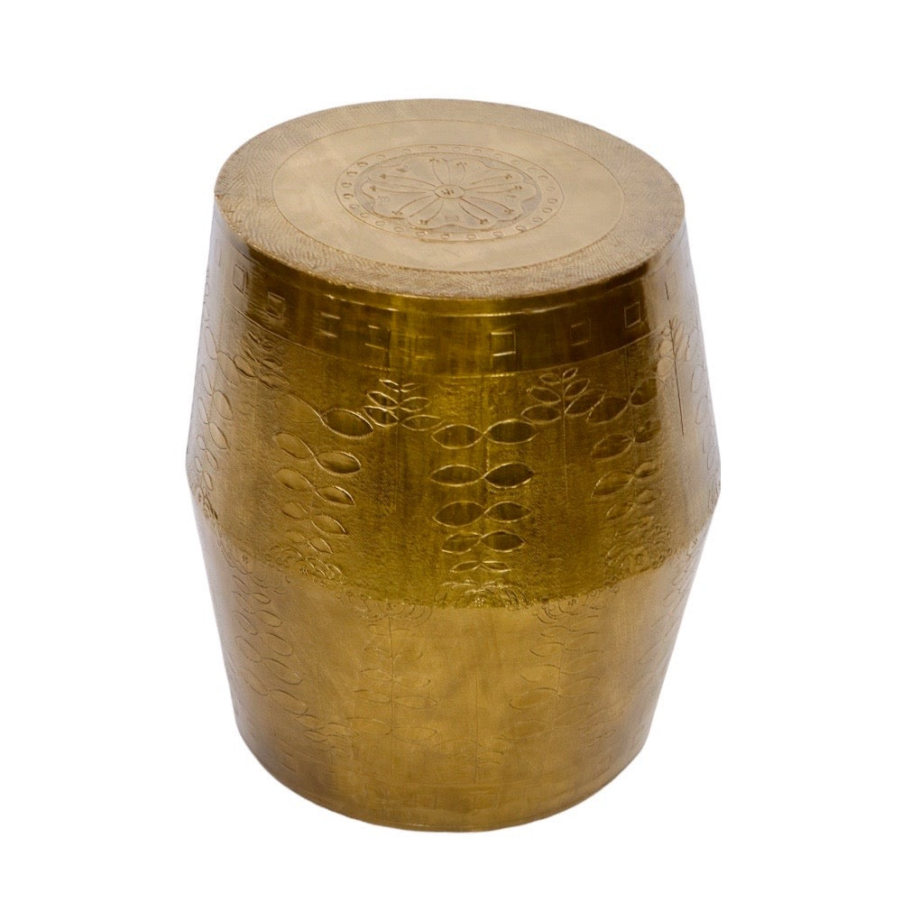 Dounia Silver Drum Table