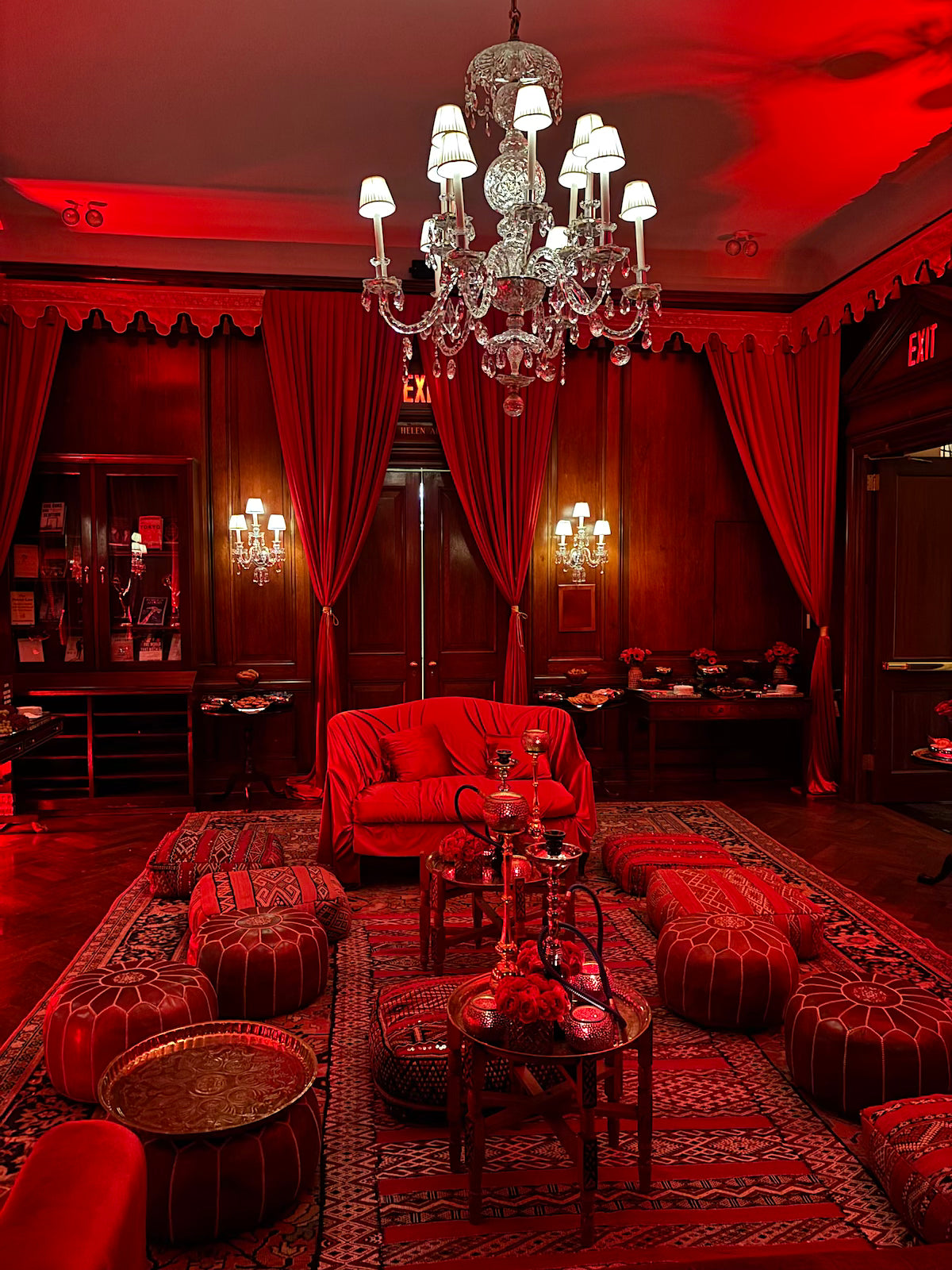 Arabian Nights Engagement Party| Moroccan Furniture Rentals