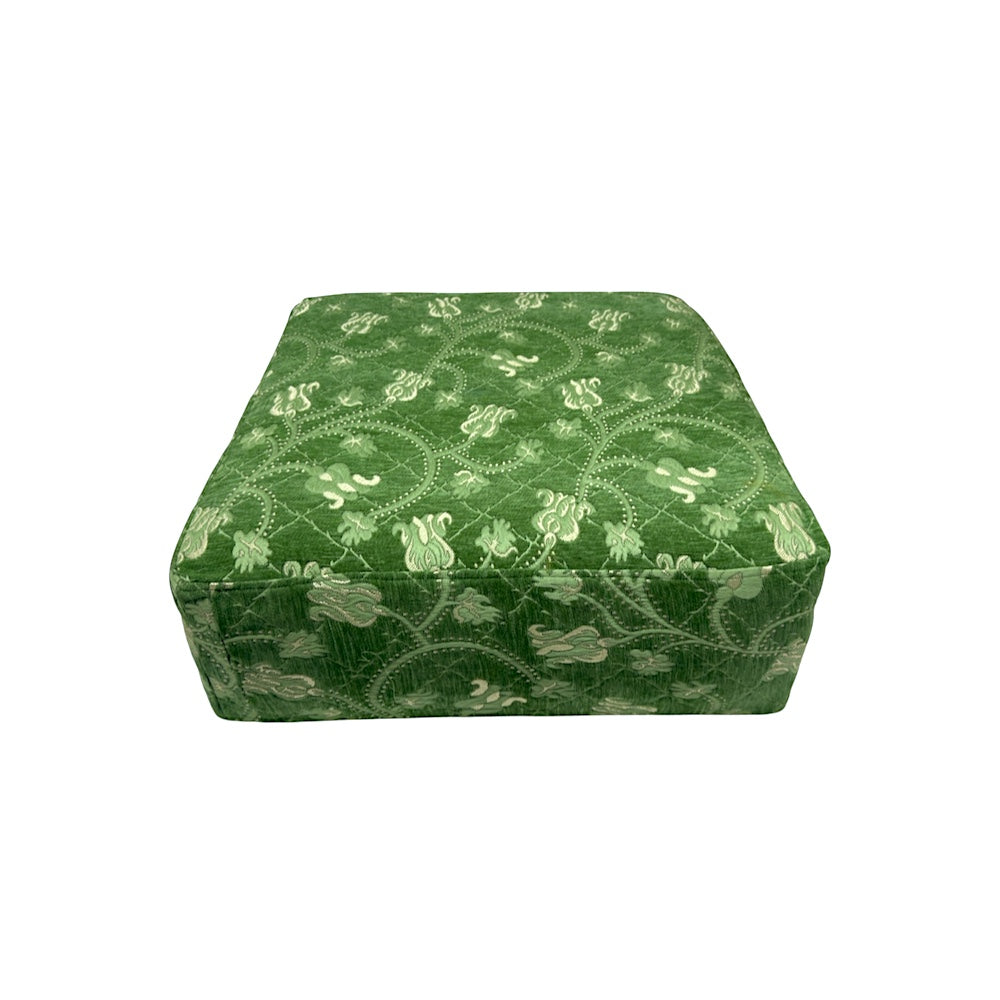 Casablanca Floor Ottoman- Green