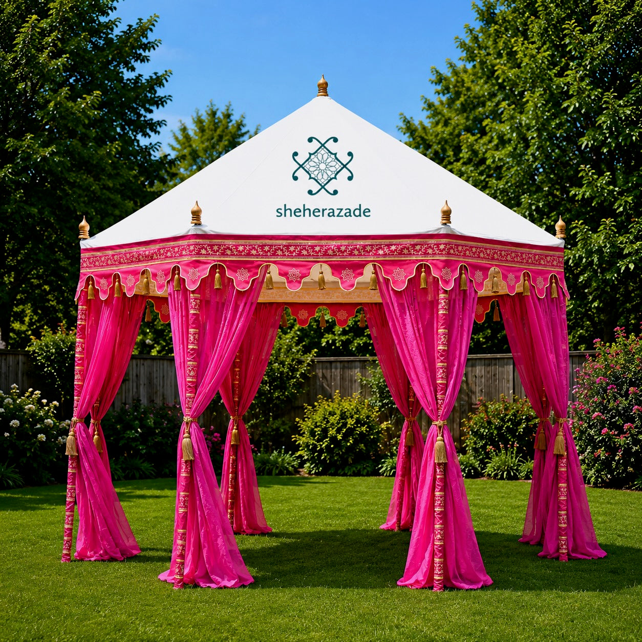 Fuchsia Majorelle Moroccan Tent
