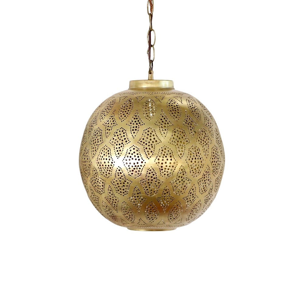 Hanging Moroccan Brass Lamp