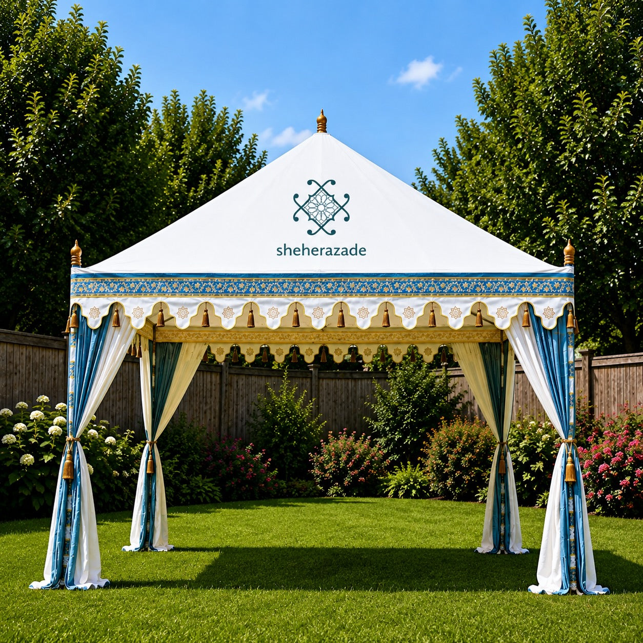 Marrakech Blue Moroccan Tent