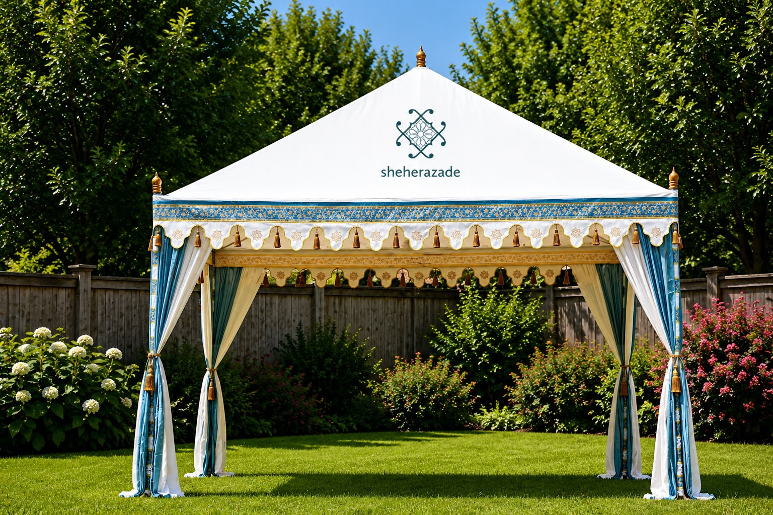 Marrakech Blue Moroccan Tent rentals