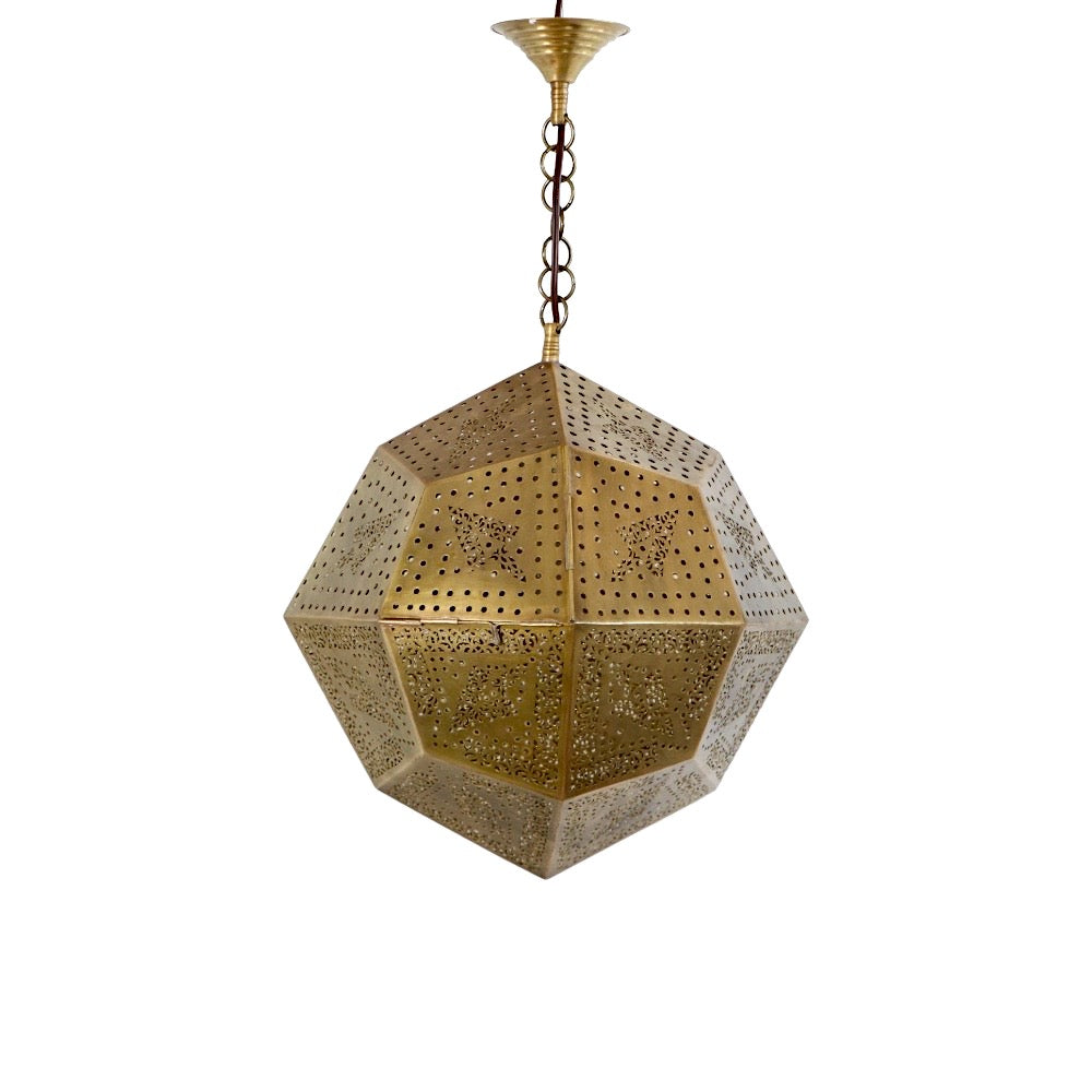 Moroccan Hexagon Hanging  Pendant Lamp