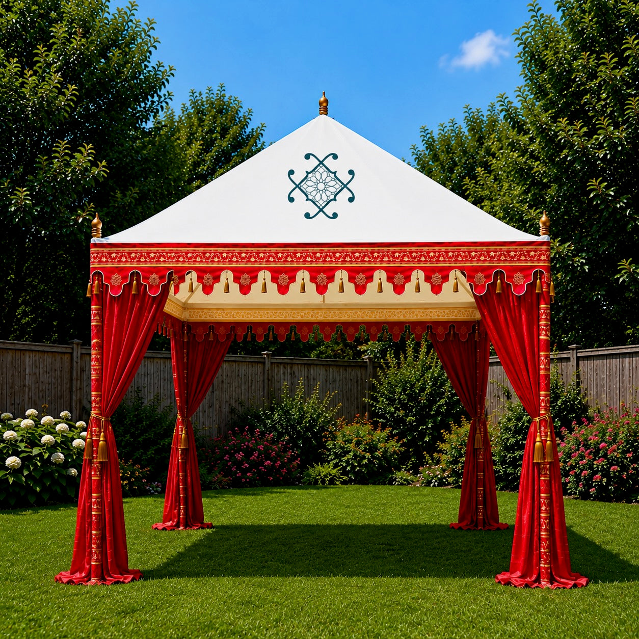 Royal Red Moroccan Tent Rental