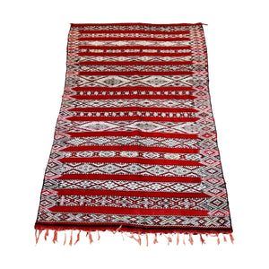 Vintage Moroccan Kilim 55" x 86"