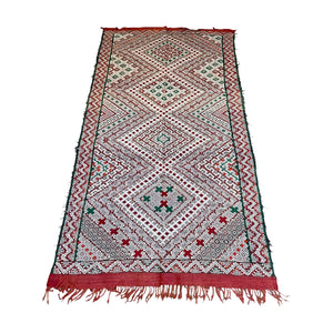 Vintage Moroccan Kilim 62" x 114"