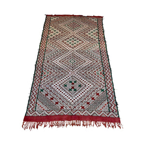 Vintage Moroccan Kilim 62" x 114"