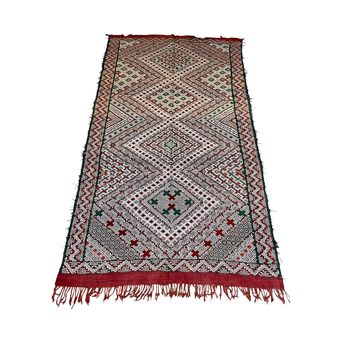Vintage Moroccan Kilim 62" x 114"