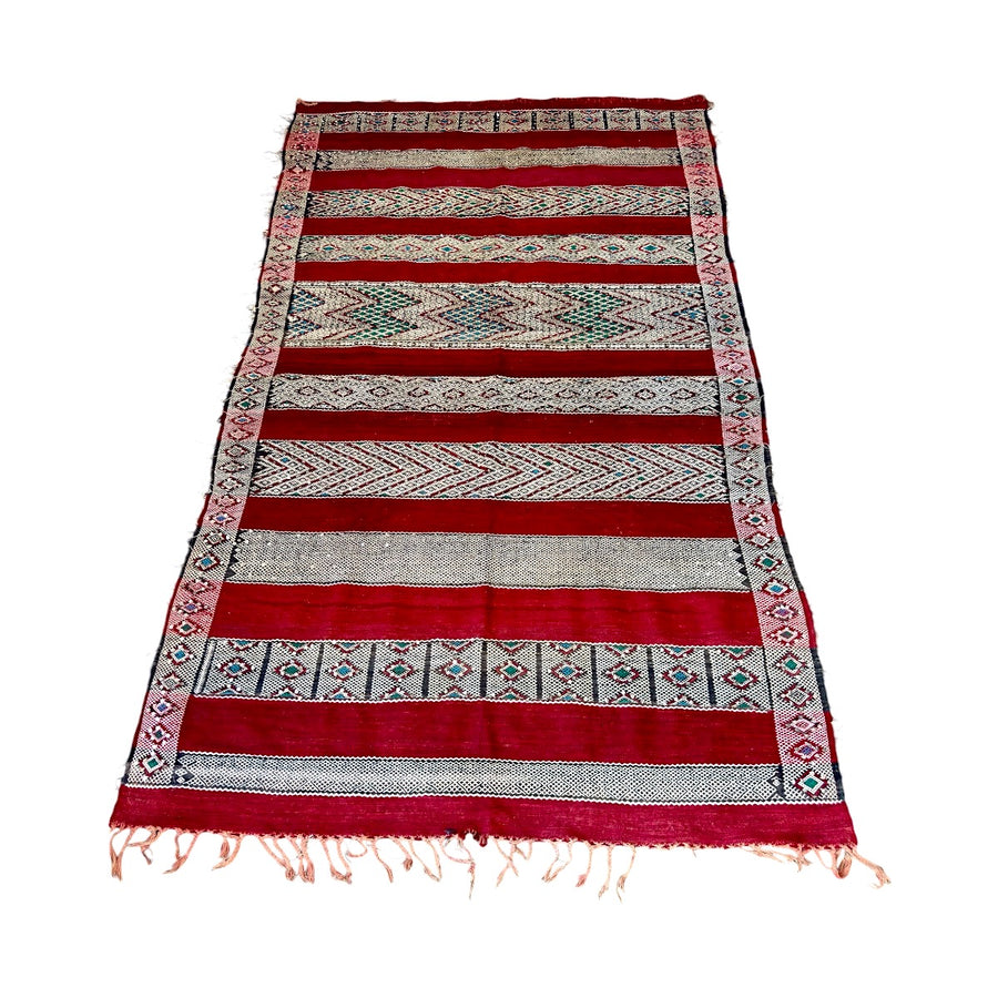 Vintage Moroccan Kilim 69" x 122"