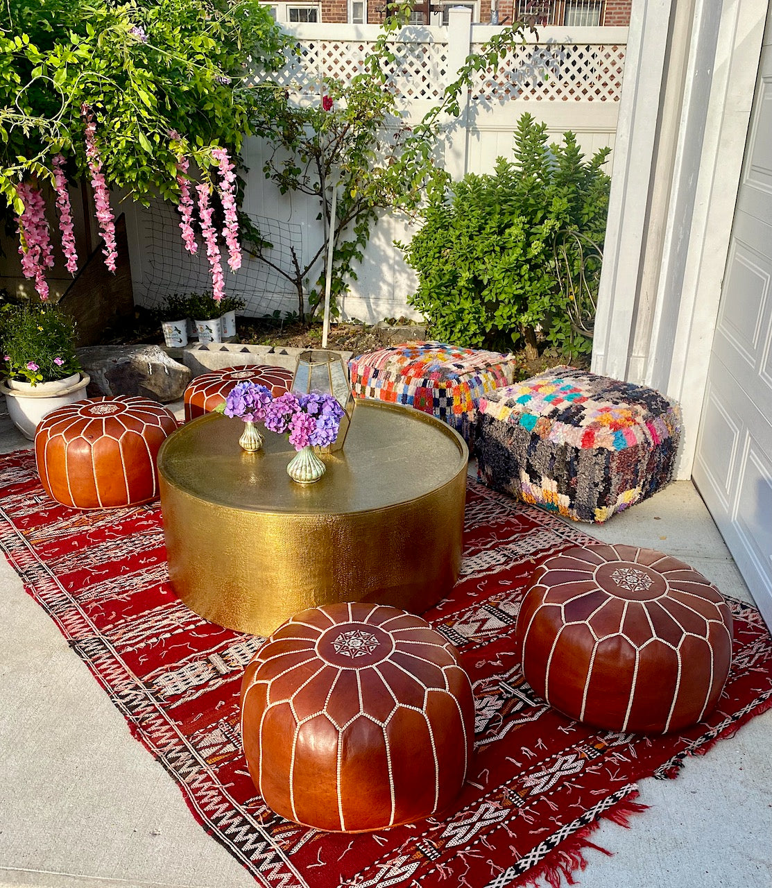 Antique Brass Coffee Table