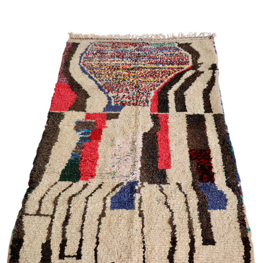 Moroccan Azilal Rug - 43" x 80"