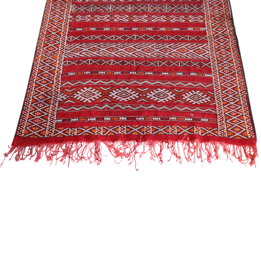 Moroccan Kilim Rug- 73" x 128"