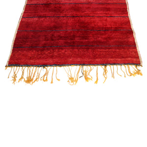 Red Beni Ourain Rug- 70" x 96"