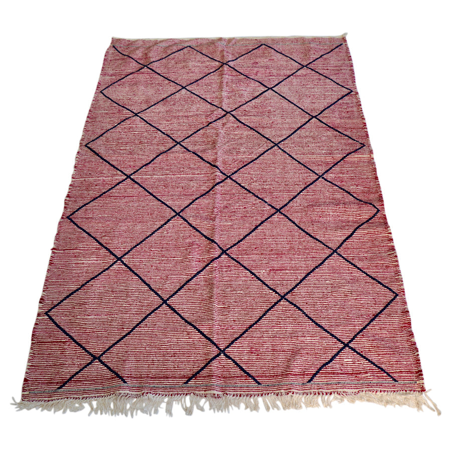 Pink Modern Moroccan Rug