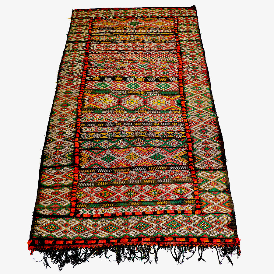 Moroccan Kilim Rug - 59" x 119"