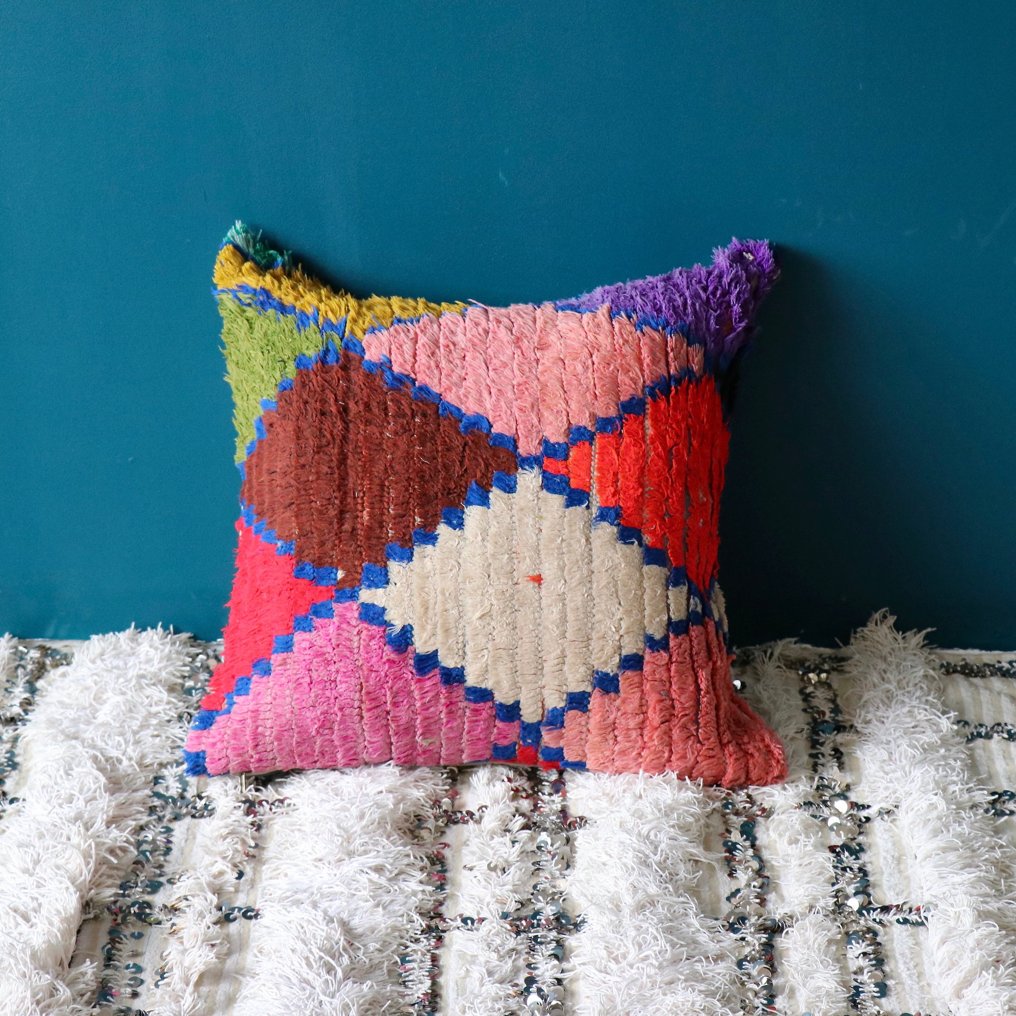 Boucherouite Floor Pillow