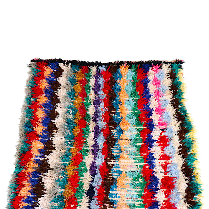 Boucherouite Rug- Rainbow Design