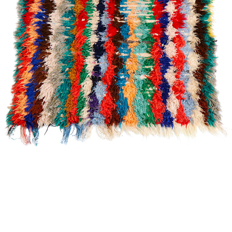 Boucherouite Rug- Rainbow Design