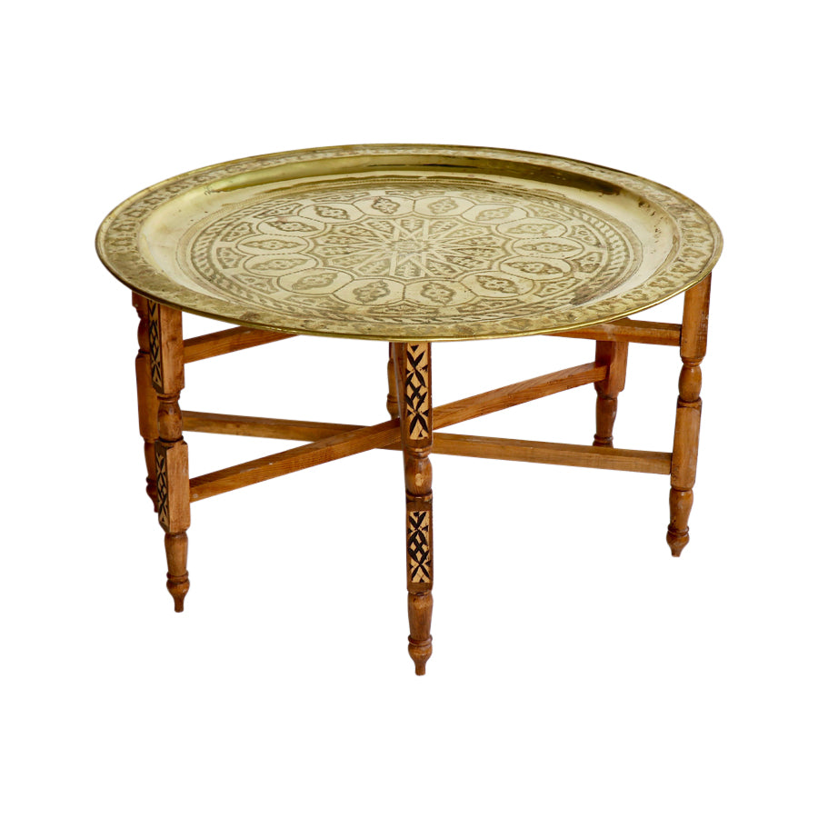 Moroccan Brass Table Tray