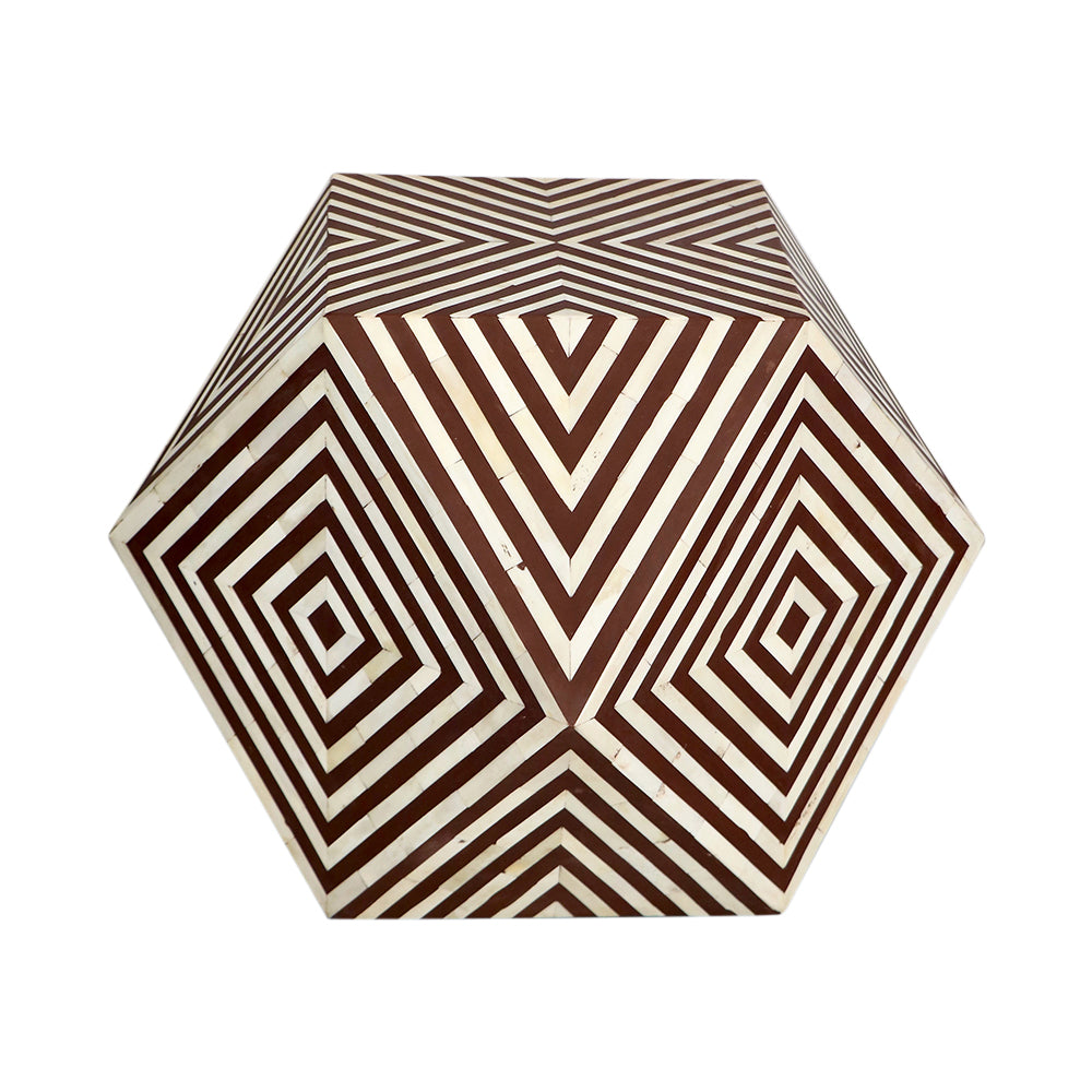 Diamond Coffee Table- Brown