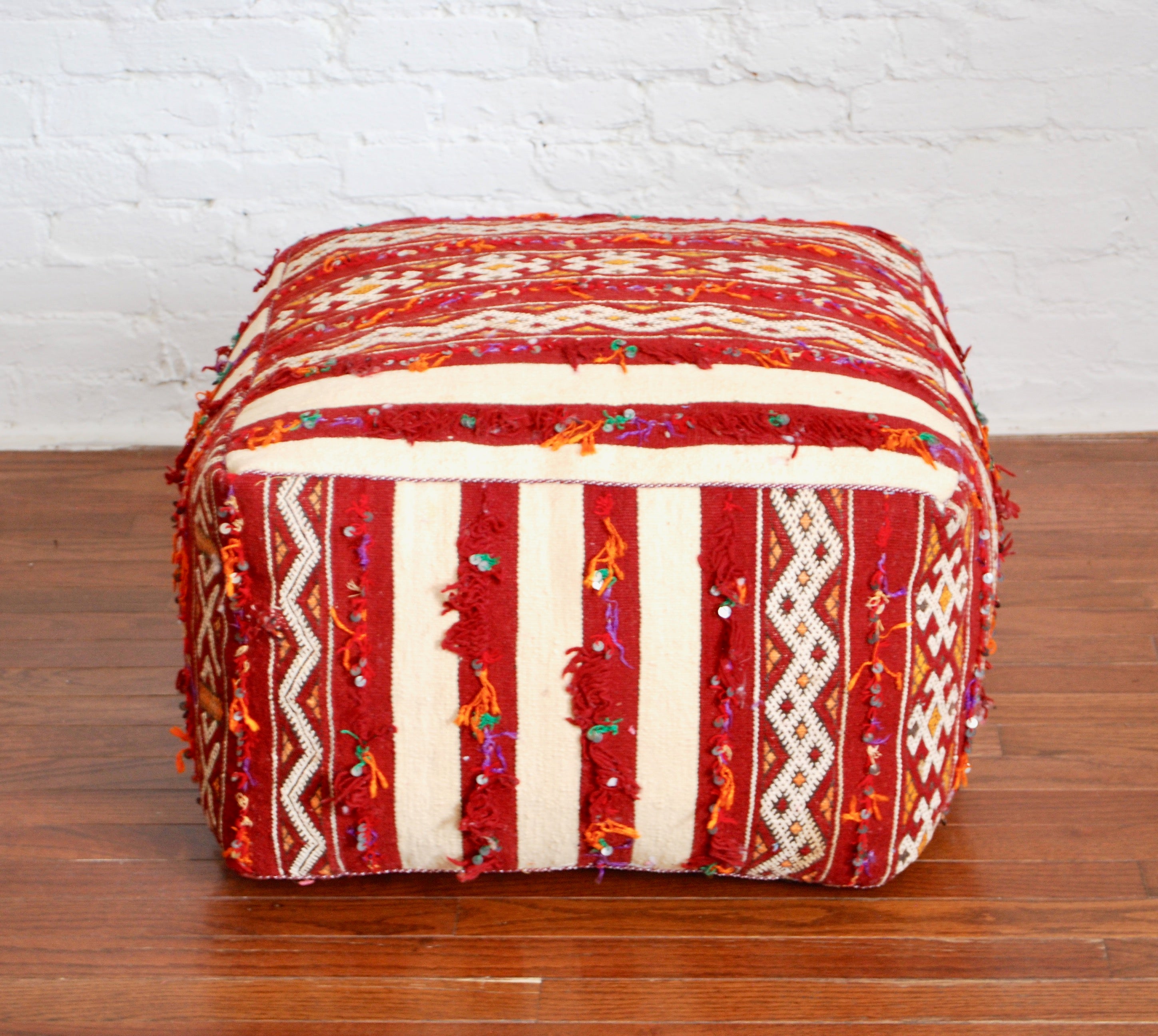 Moroccan Berber Kilim Pouf