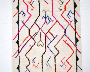 Moroccan Azilal Rug- Stripe