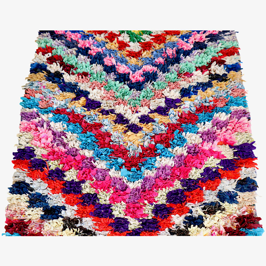 Boucherouite Rug- 35" x 117"