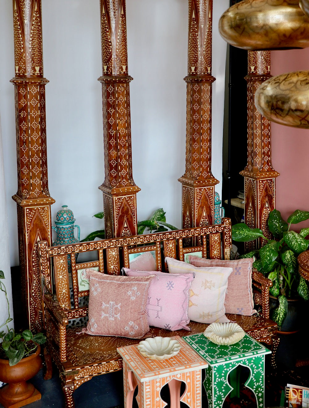 Antique Indian Bench