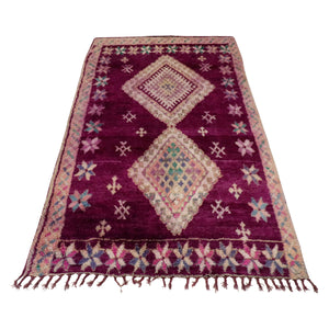 Vintage Moroccan Boujad Rug