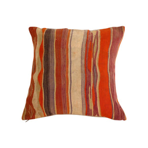 Vintage Moroccan Blanket Pillow