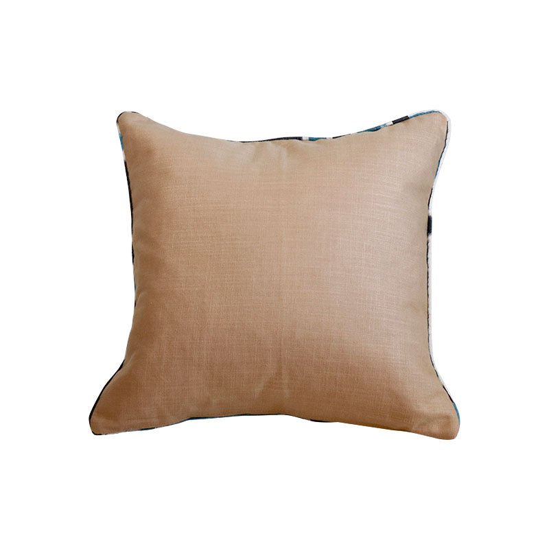 Black & White Ikat Pillow