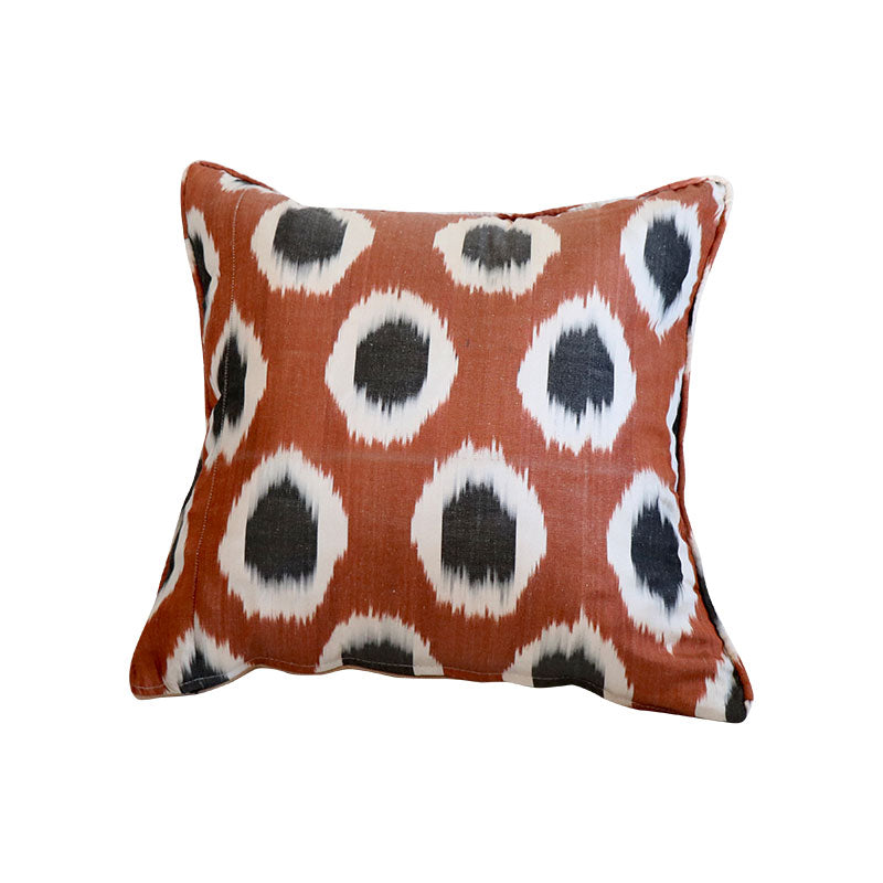 Brown Ikat Pillow
